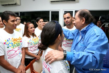 Daniel y Rosario reciben cartas credenciales de los Embajadores de la Unión Europea, Federación de Rusia y Costa Rica