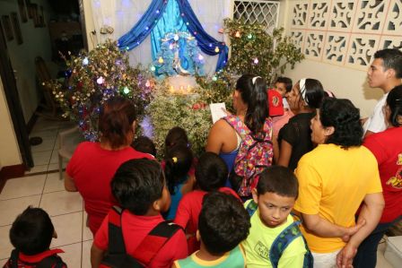 Celebración de la Gritería en Managua