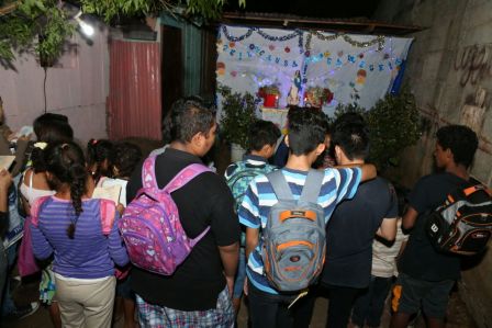 Celebración de la Gritería en Managua