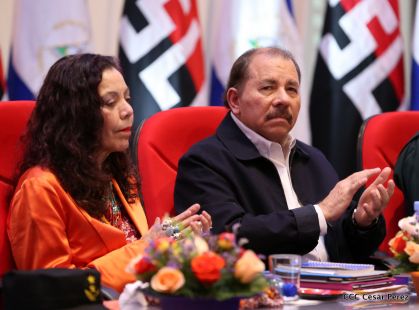 Daniel y Rosario presiden acto de graduación de cadetes del Ejército de Nicaragua