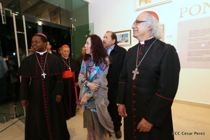 Daniel y Rosario inauguran el Museo San Juan Pablo II