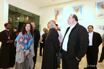 Daniel y Rosario inauguran el Museo San Juan Pablo II
