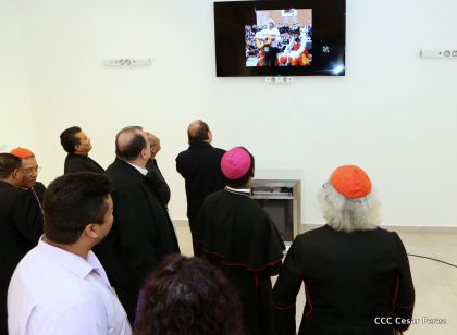 Daniel y Rosario inauguran el Museo San Juan Pablo II