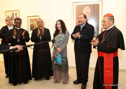 Daniel y Rosario inauguran el Museo San Juan Pablo II