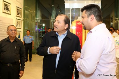 Daniel y Rosario inauguran el Museo San Juan Pablo II
