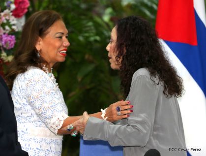 Daniel y Rosario conmemoran el XII Aniversario del ALBA-TCP