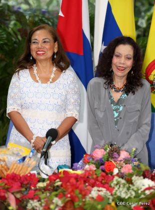 Daniel y Rosario conmemoran el XII Aniversario del ALBA-TCP