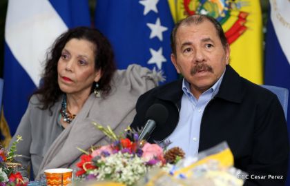 Daniel y Rosario conmemoran el XII Aniversario del ALBA-TCP