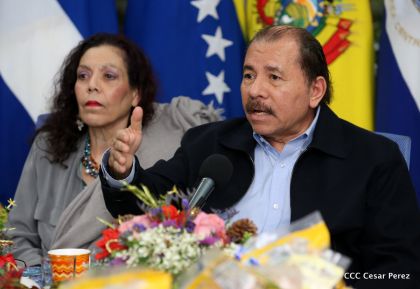 Daniel y Rosario conmemoran el XII Aniversario del ALBA-TCP