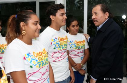 Daniel y Rosario conmemoran el XII Aniversario del ALBA-TCP