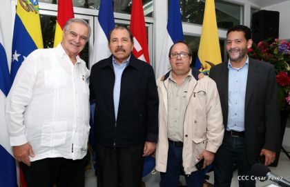 Daniel y Rosario conmemoran el XII Aniversario del ALBA-TCP