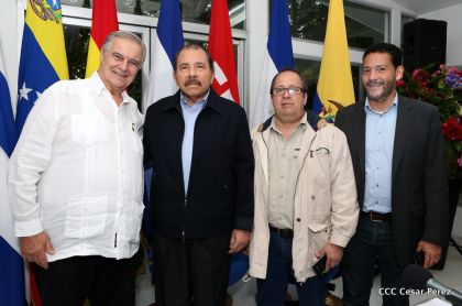 Daniel y Rosario conmemoran el XII Aniversario del ALBA-TCP