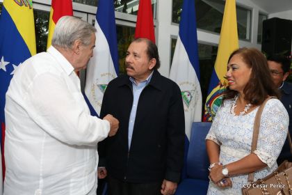 Daniel y Rosario conmemoran el XII Aniversario del ALBA-TCP
