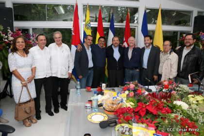 Daniel y Rosario conmemoran el XII Aniversario del ALBA-TCP