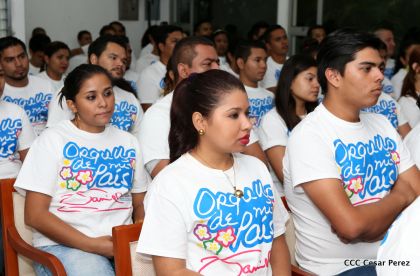 Presidente Daniel y Compañera Rosario reciben cartas credenciales de los embajadores de Corea, Francia y Uruguay