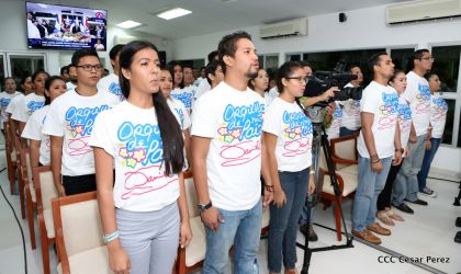 Presidente Daniel y Compañera Rosario reciben cartas credenciales de los embajadores de Corea, Francia y Uruguay
