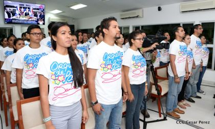 Presidente Daniel y Compañera Rosario reciben cartas credenciales de los embajadores de Corea, Francia y Uruguay