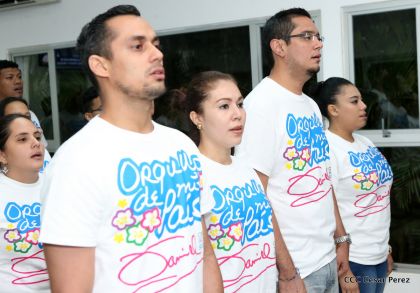 Presidente Daniel y Compañera Rosario reciben cartas credenciales de los embajadores de Corea, Francia y Uruguay