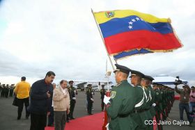 Presidente Daniel y Compañera Rosario celebran con el Presidente Maduro el 10 Aniversario de Nicaragua en el ALBA