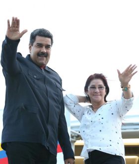 Presidente Daniel y Compañera Rosario celebran con el Presidente Maduro el 10 Aniversario de Nicaragua en el ALBA
