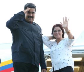 Presidente Daniel y Compañera Rosario celebran con el Presidente Maduro el 10 Aniversario de Nicaragua en el ALBA