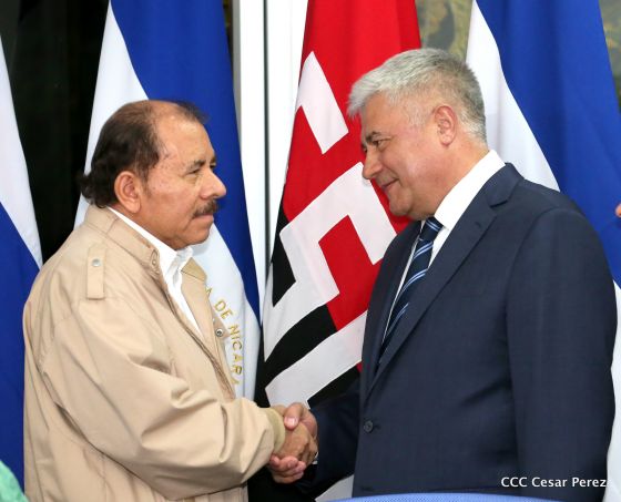 Daniel y Rosario se reúnen con el Ministro del Interior de la Federación de Rusia