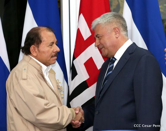 Daniel y Rosario se reúnen con el Ministro del Interior de la Federación de Rusia