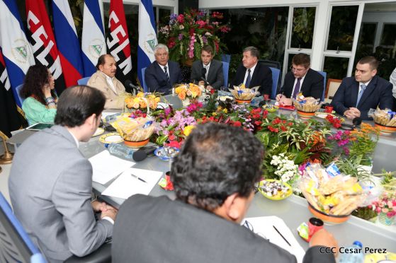 Daniel y Rosario se reúnen con el Ministro del Interior de la Federación de Rusia