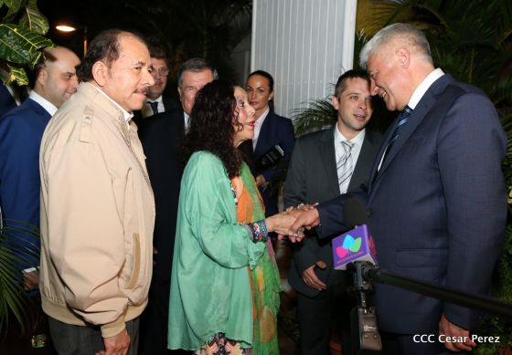 Daniel y Rosario se reúnen con el Ministro del Interior de la Federación de Rusia