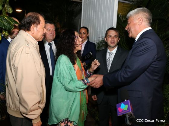 Daniel y Rosario se reúnen con el Ministro del Interior de la Federación de Rusia