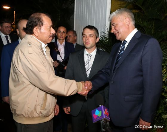 Daniel y Rosario se reúnen con el Ministro del Interior de la Federación de Rusia