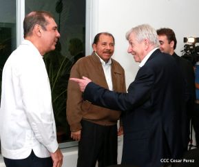 Presidente Daniel recibe al Parlamentario Alemán Wolfgang Gechrcke