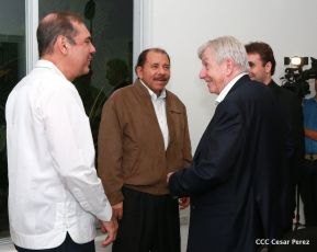 Presidente Daniel recibe al Parlamentario Alemán Wolfgang Gechrcke