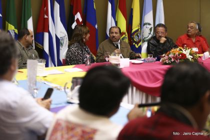 Presidente Daniel clausura encuentro del Foro de Sao Paulo