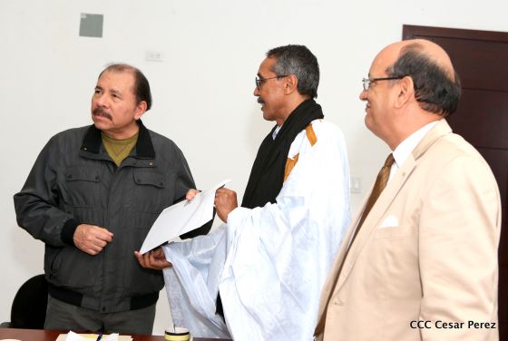 Presidente Daniel se reúne con representante del Gobierno y Pueblo Saharaui