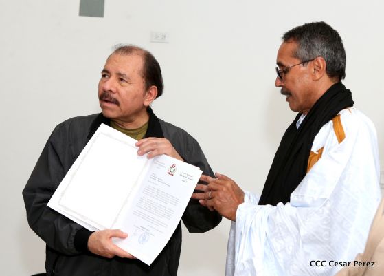 Presidente Daniel se reúne con representante del Gobierno y Pueblo Saharaui