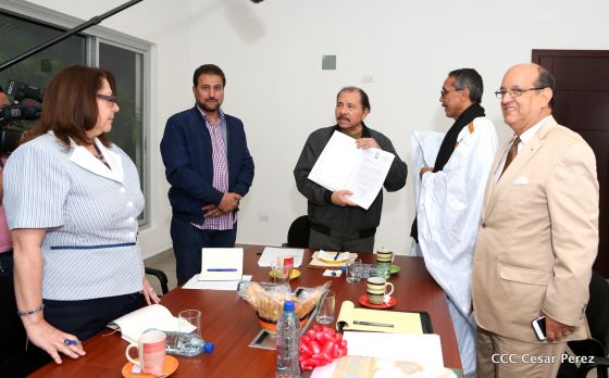 Presidente Daniel se reúne con representante del Gobierno y Pueblo Saharaui