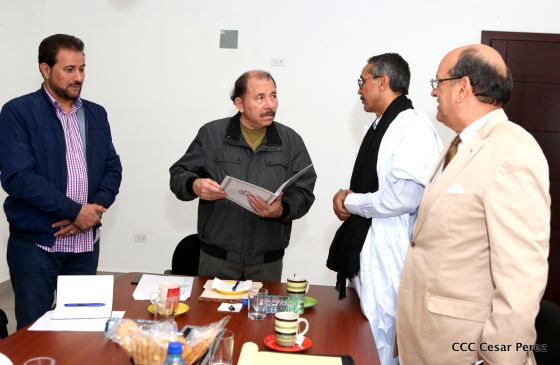 Presidente Daniel se reúne con representante del Gobierno y Pueblo Saharaui