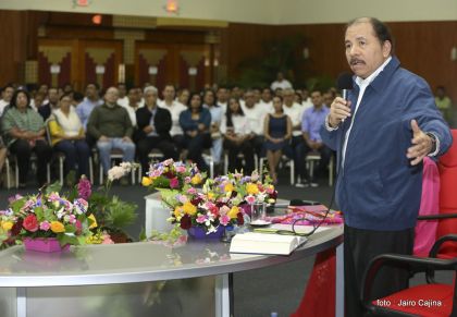 Daniel y Rosario juramentan al Gabinete del Gobierno Sandinista