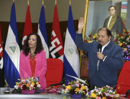Daniel y Rosario juramentan al Gabinete del Gobierno Sandinista
