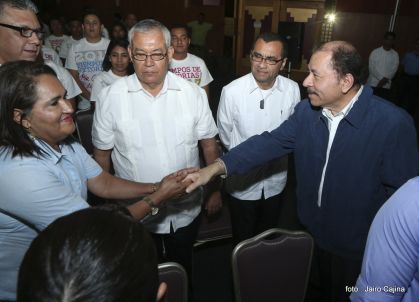 Daniel y Rosario juramentan al Gabinete del Gobierno Sandinista