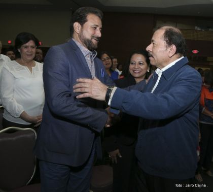 Daniel y Rosario juramentan al Gabinete del Gobierno Sandinista