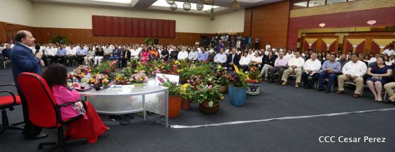 Daniel y Rosario juramentan al Gabinete del Gobierno Sandinista