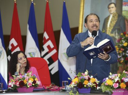Daniel y Rosario juramentan al Gabinete del Gobierno Sandinista