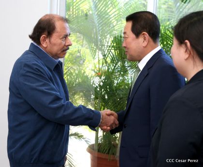 Presidente Daniel recibe al Vicepresidente del Parlamento de la República de Corea