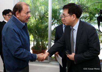 Presidente Daniel recibe al Vicepresidente del Parlamento de la República de Corea