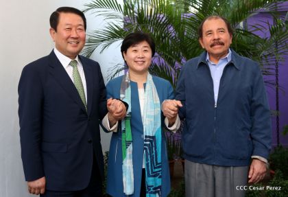 Presidente Daniel recibe al Vicepresidente del Parlamento de la República de Corea