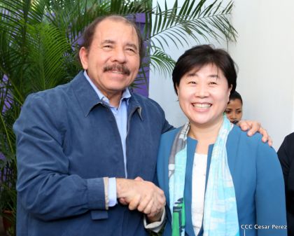 Presidente Daniel recibe al Vicepresidente del Parlamento de la República de Corea