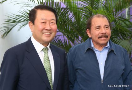 Presidente Daniel recibe al Vicepresidente del Parlamento de la República de Corea