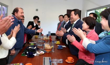 Presidente Daniel recibe al Vicepresidente del Parlamento de la República de Corea